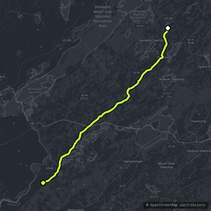 The Warren Ridge map