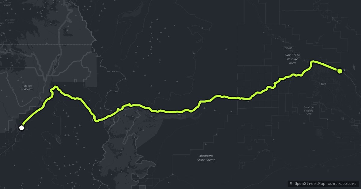 The White Pass map