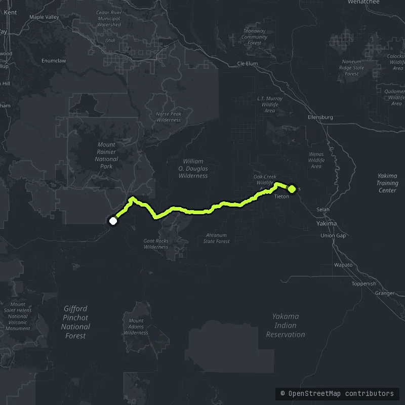 The White Pass map