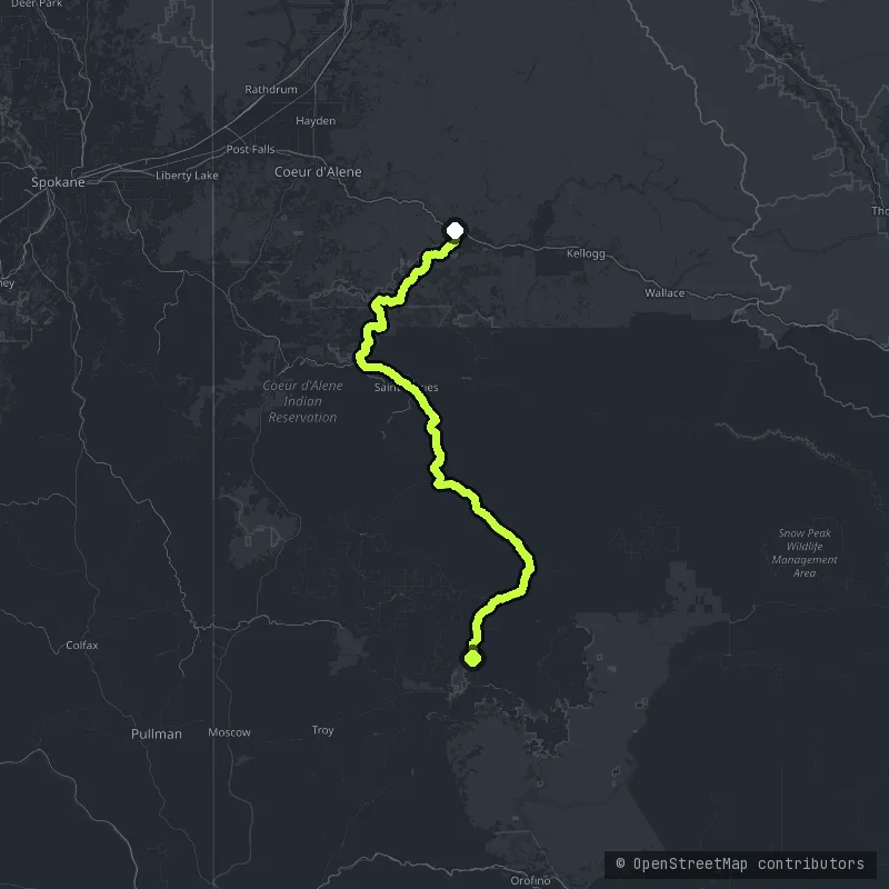 The White Pine Drive map