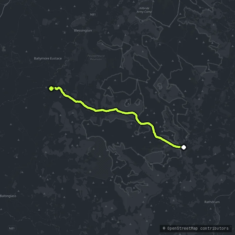 The Wicklow Gap map