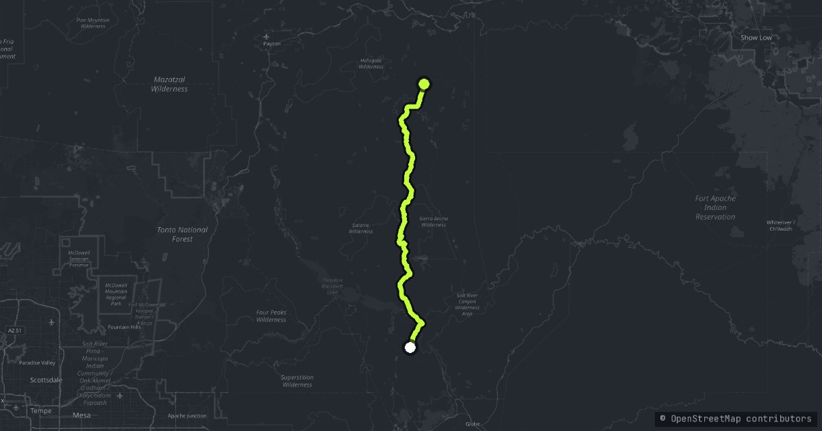 The Young Highway map