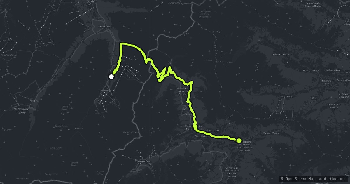 Timmelsjochstraße - Via Passo del Rombo map