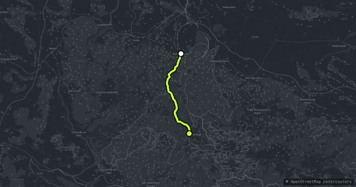 Torfhaus and the Brocken Approach map