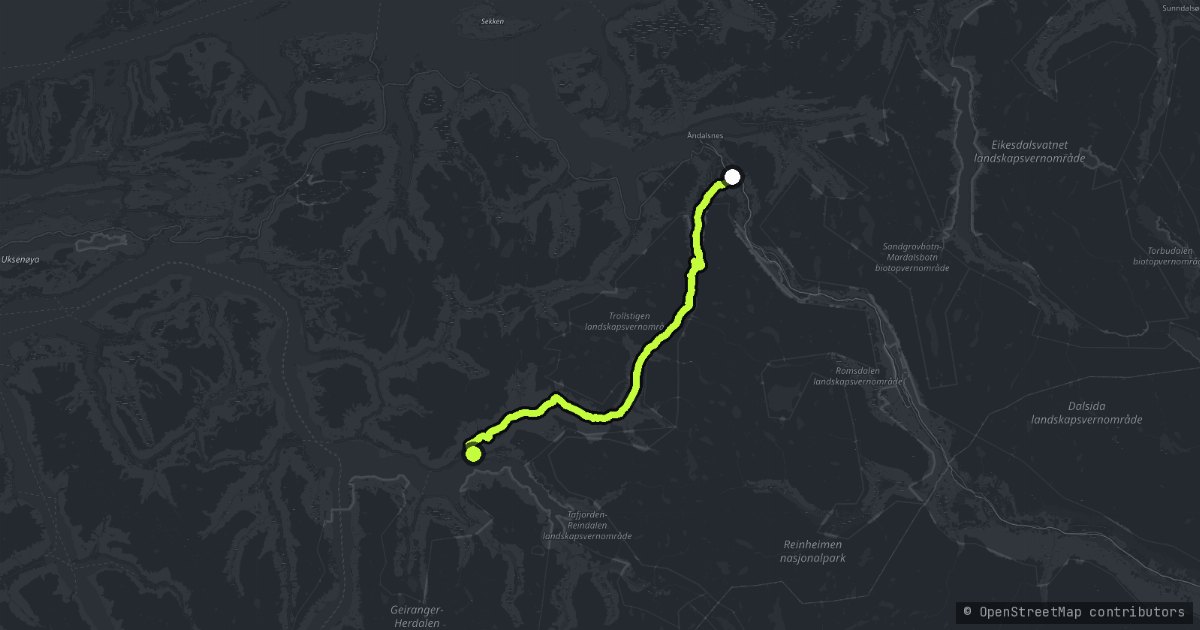 Trollstigen map
