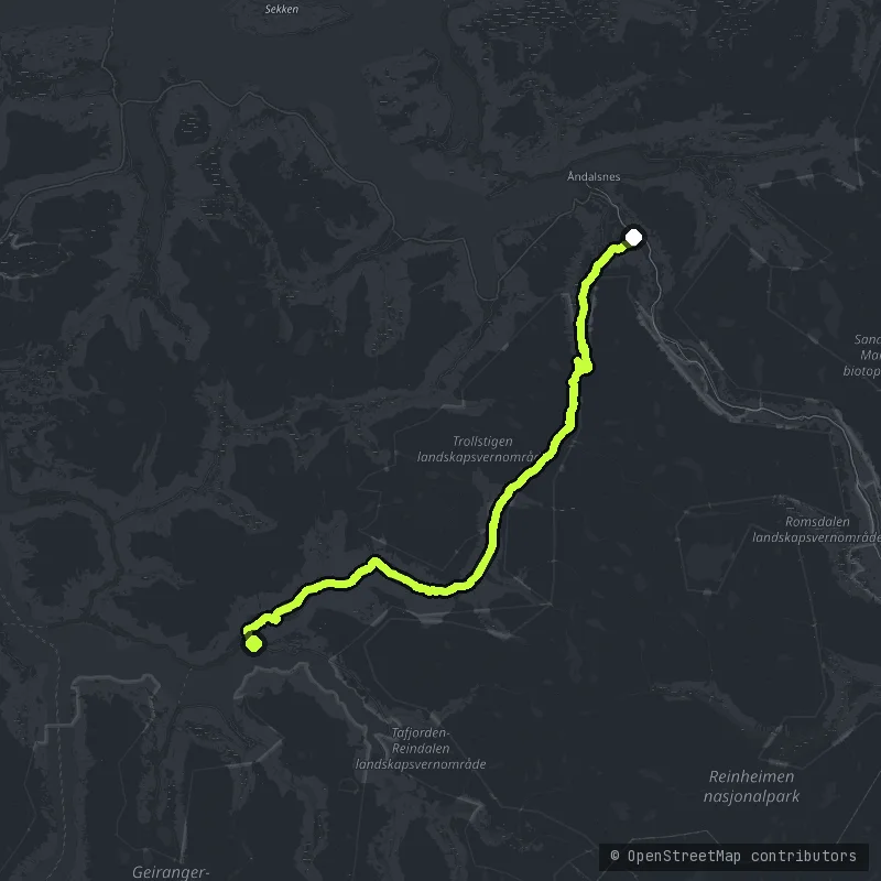 Trollstigen map