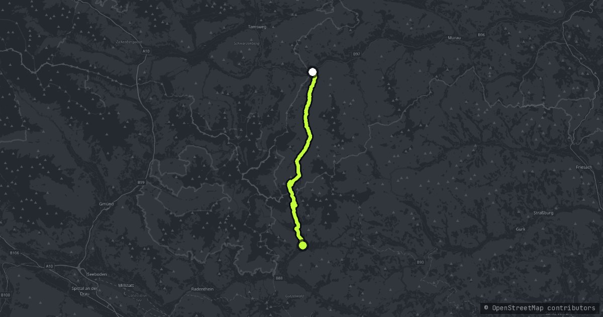 Turracher Hohe map