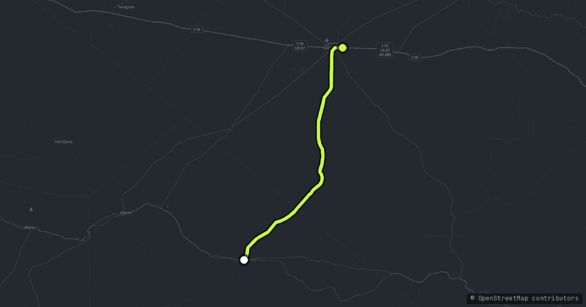 US-385 map