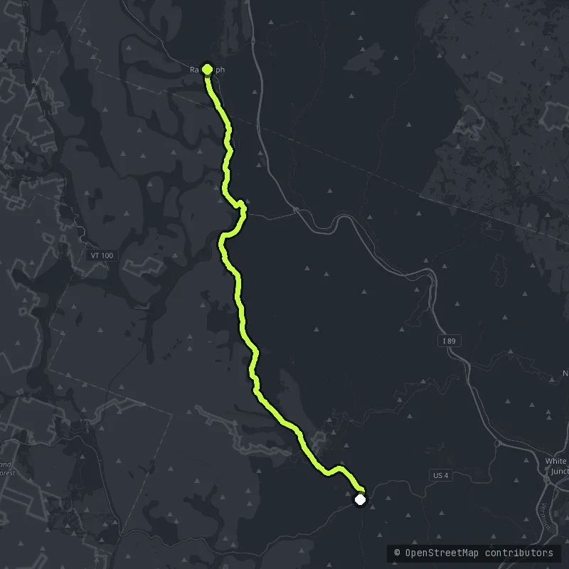 Vermont Route 12 map