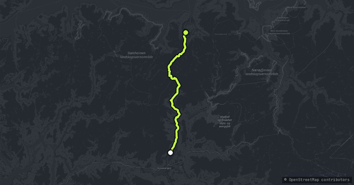 Vikafjellet map