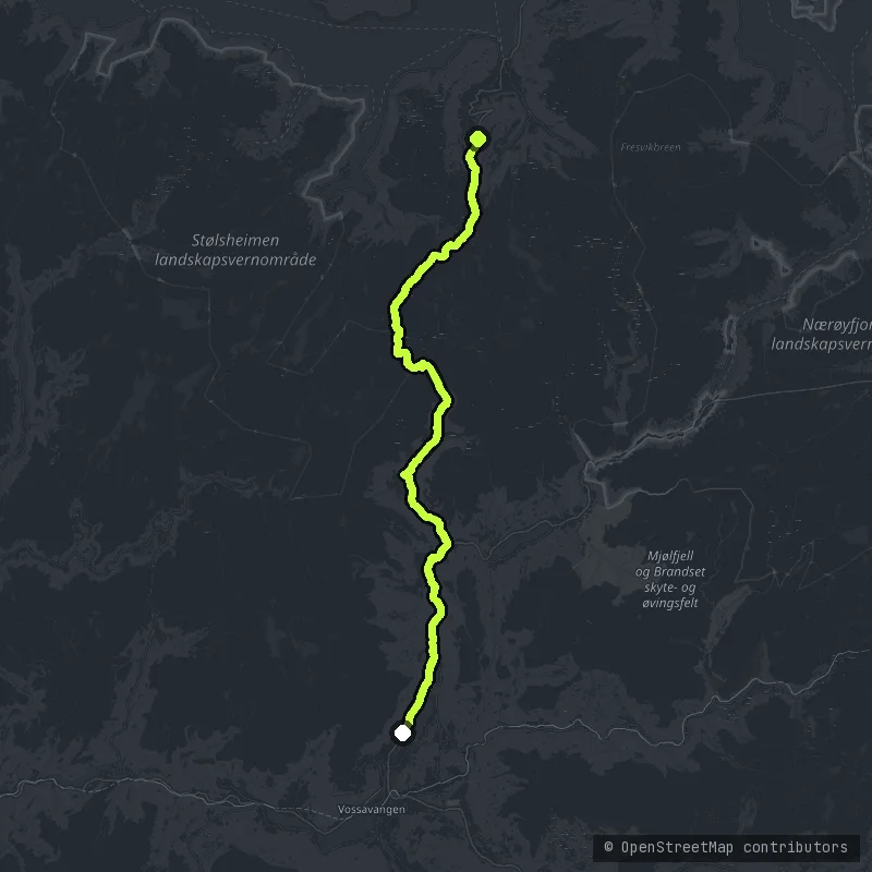 Vikafjellet map