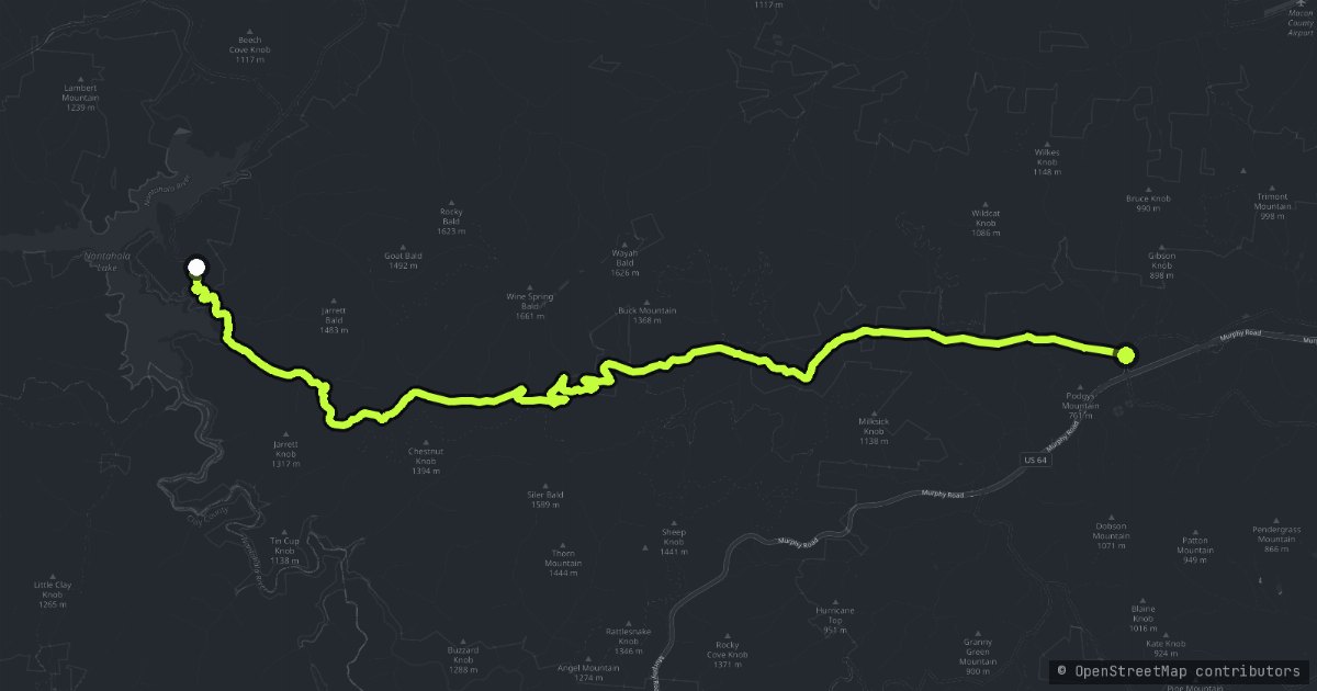 Wayah Road map
