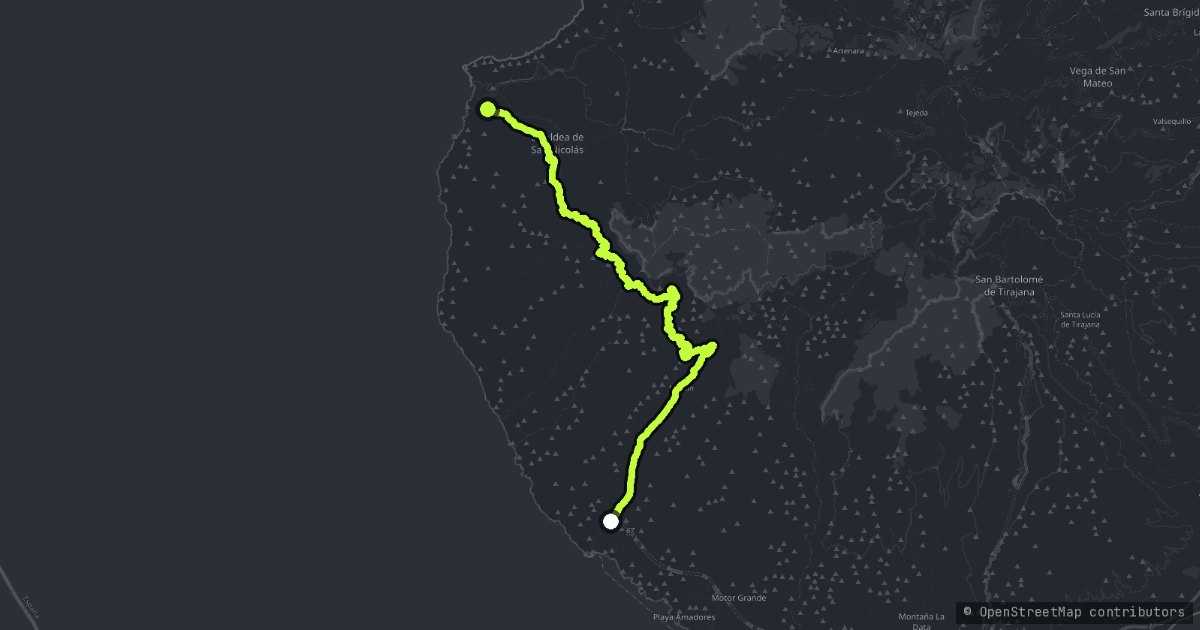 West Coast of Gran Canaria map
