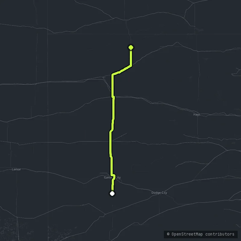 Western Vistas Historic Byway map