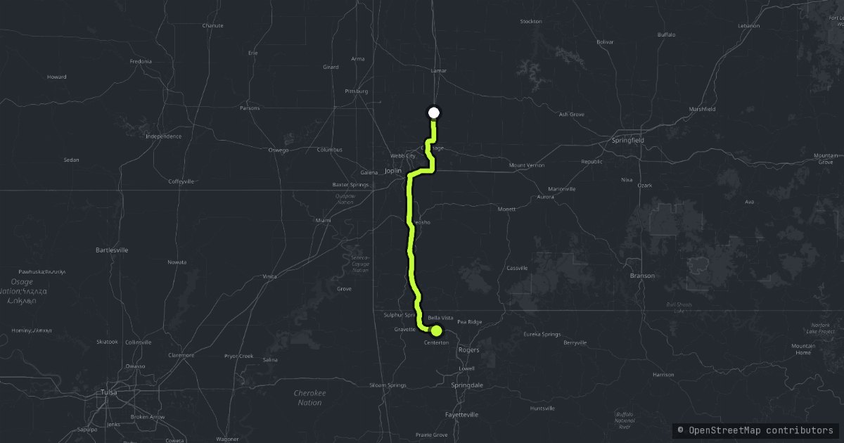 Wichita Mountains Byway map