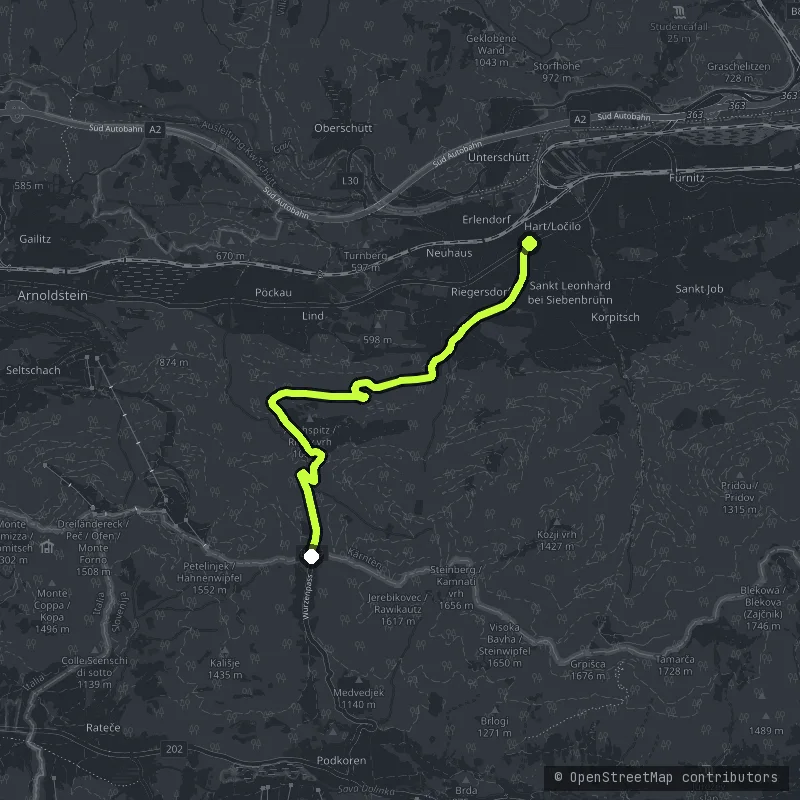 WurzenpassStraße map