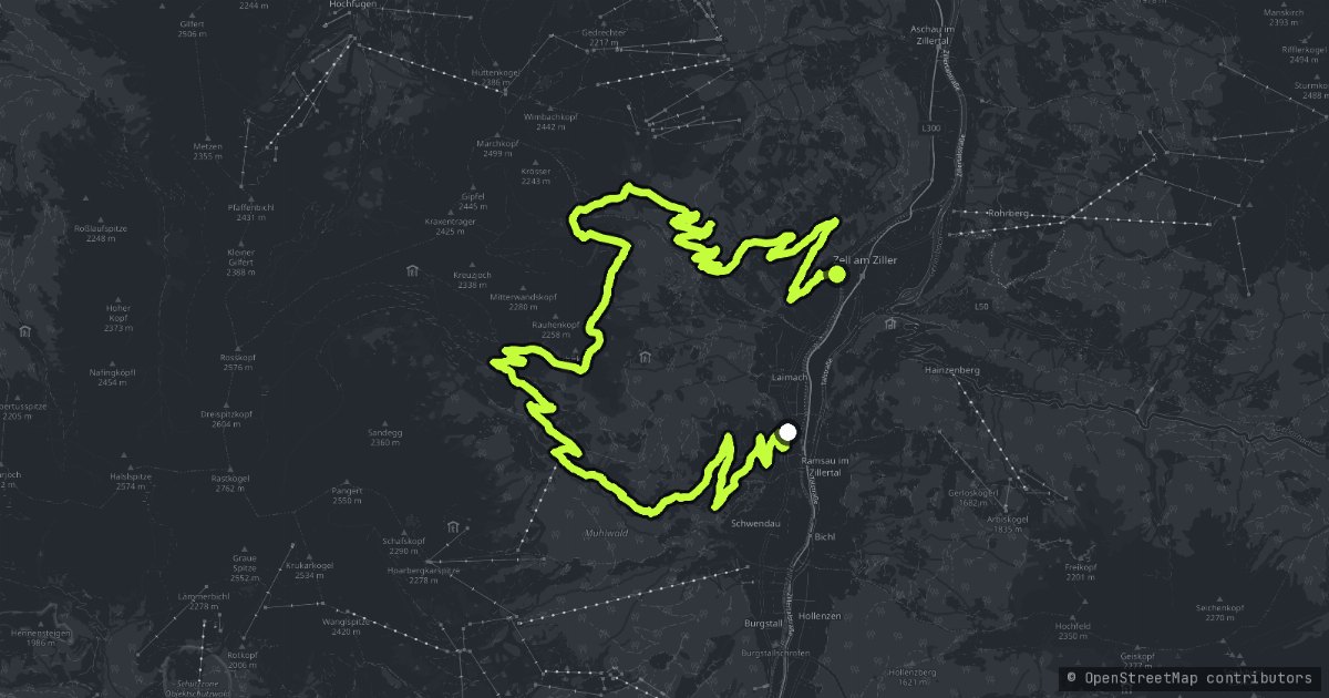 Zillertaler Höhenstraße map