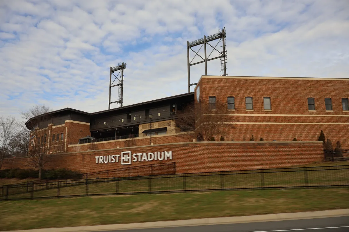 Truist Stadium seen from US 421