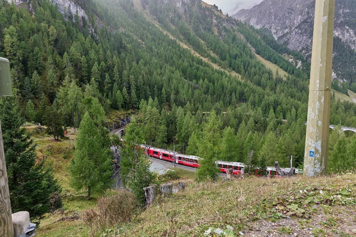 Albulabahn in Bergün Filisur 2022-09-25 46