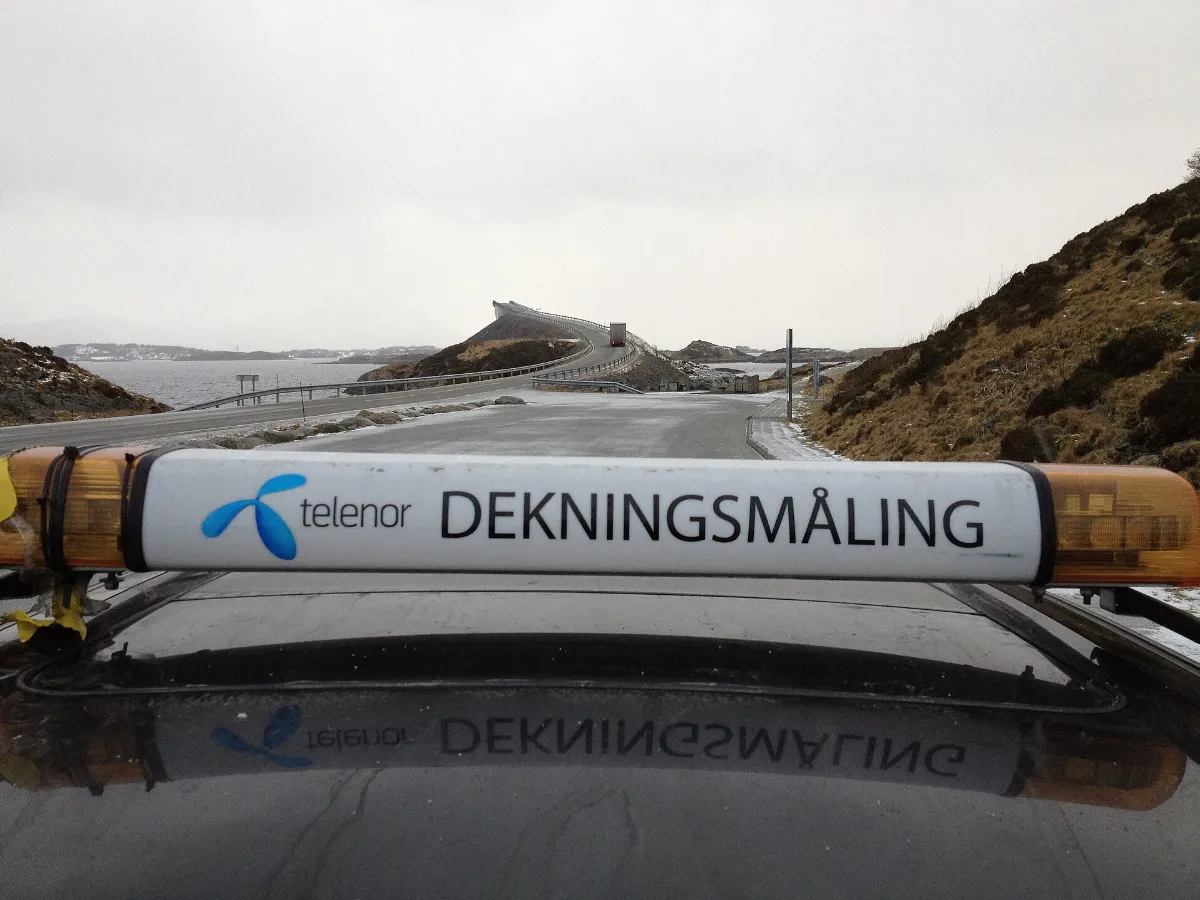 Mobile Coverage norway atlanterhavsvegen