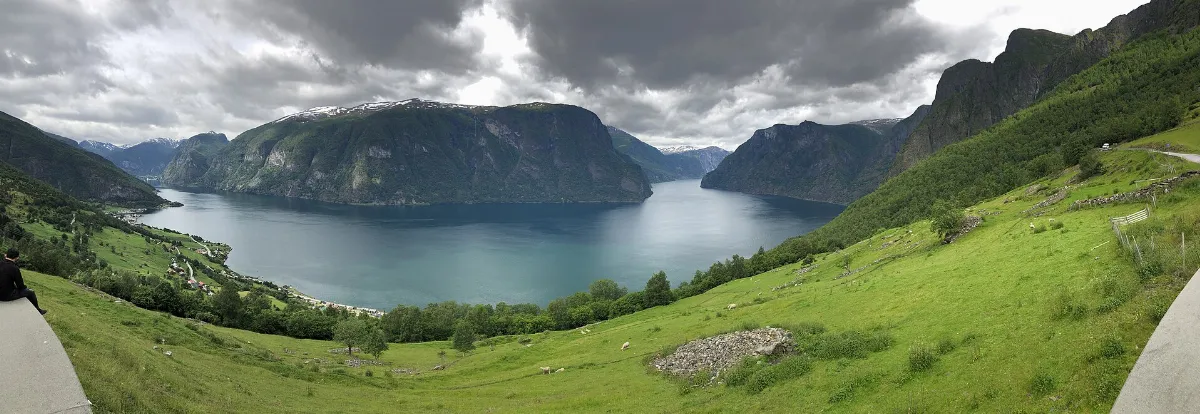 View of Aurlandsfjorden from Aurland 04