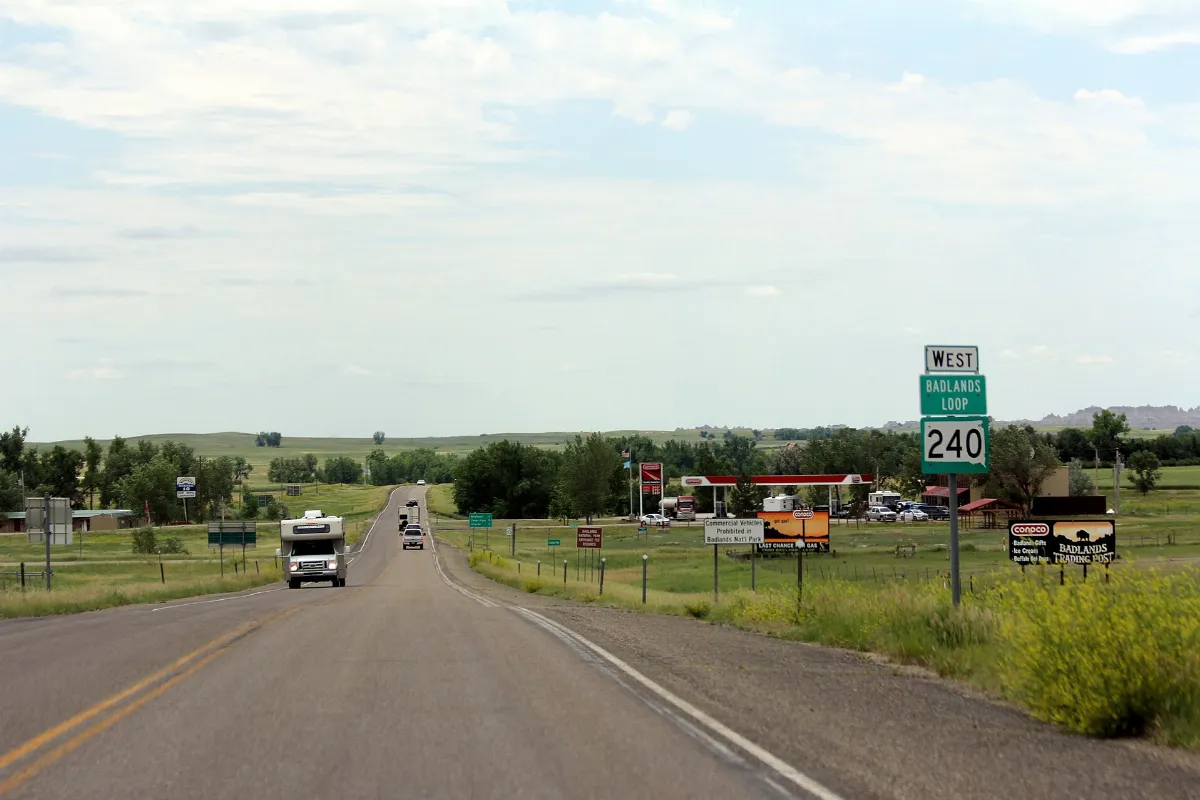 SD240 Badland Loop westbound
