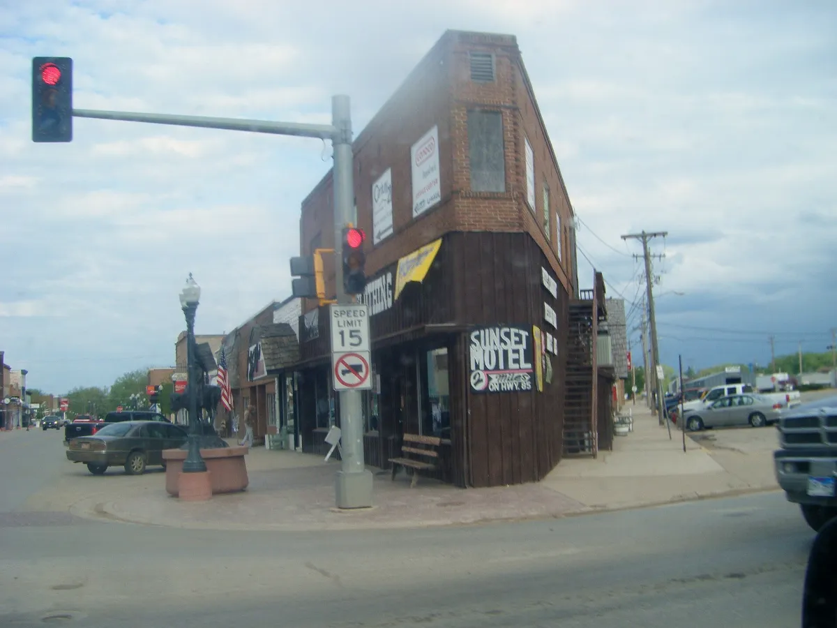 Narrow building in Belle Fourche