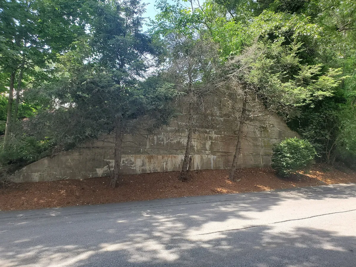SNE abutment in Blackstone, June 2021