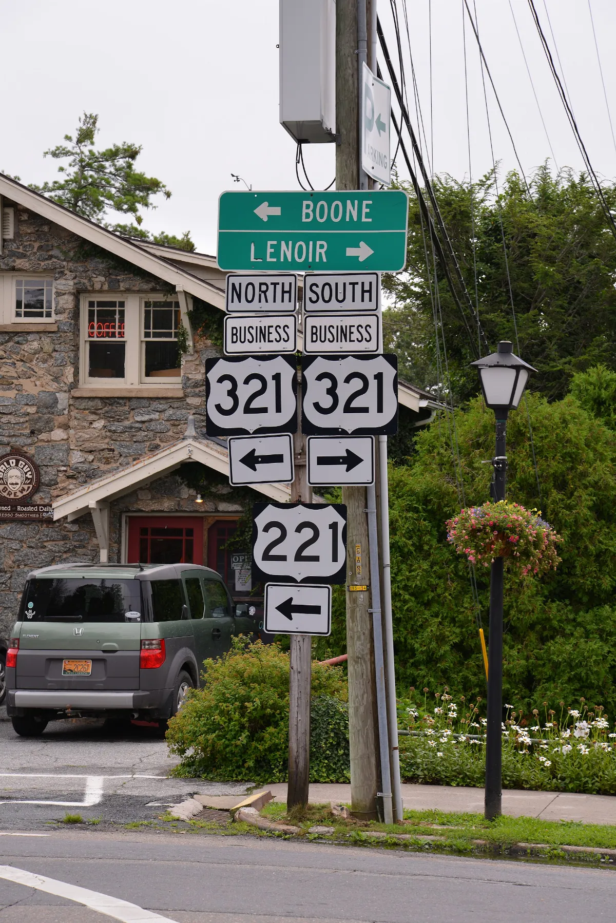 US 221 and US 321 Business in Blowing Rock