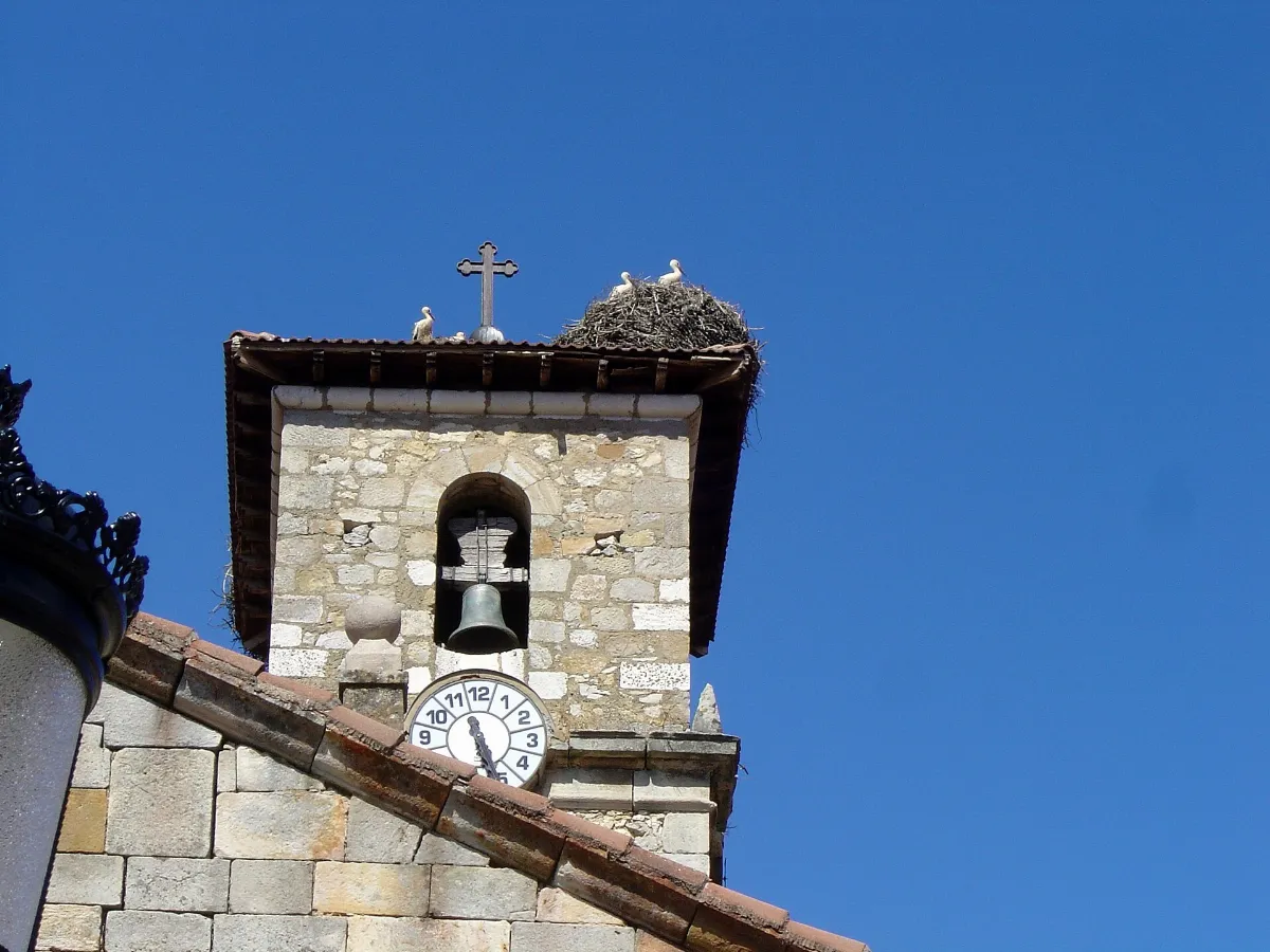 IGLESIA Y CIGÜEÑAS - panoramio