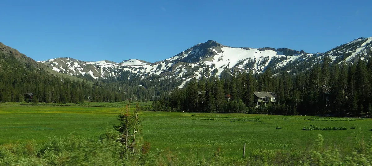 View down Kirkwood Meadow