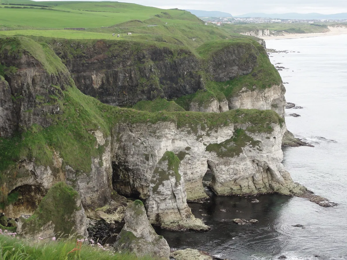Dunluce Road parking area view - geograph.org.uk - 4021875