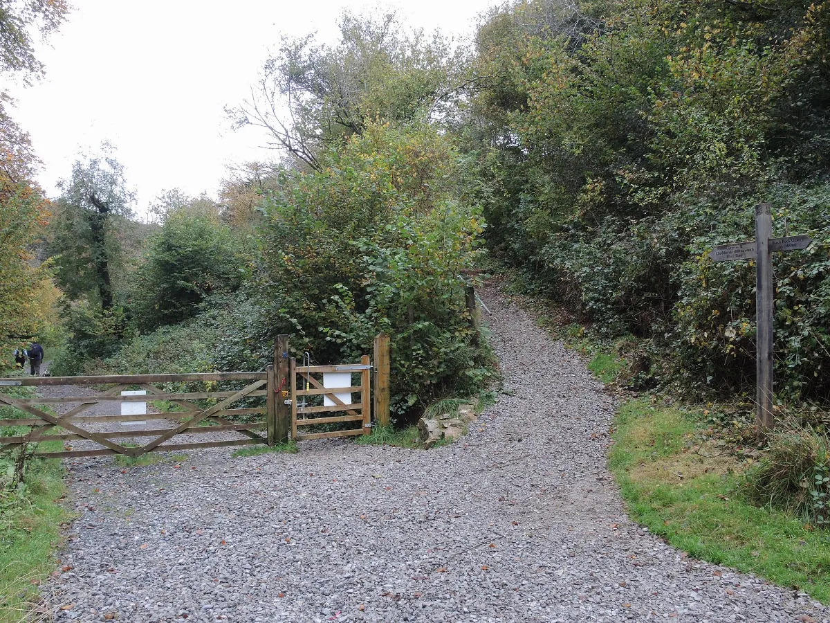 A choice at Black Rock Gate - geograph.org.uk - 7913813