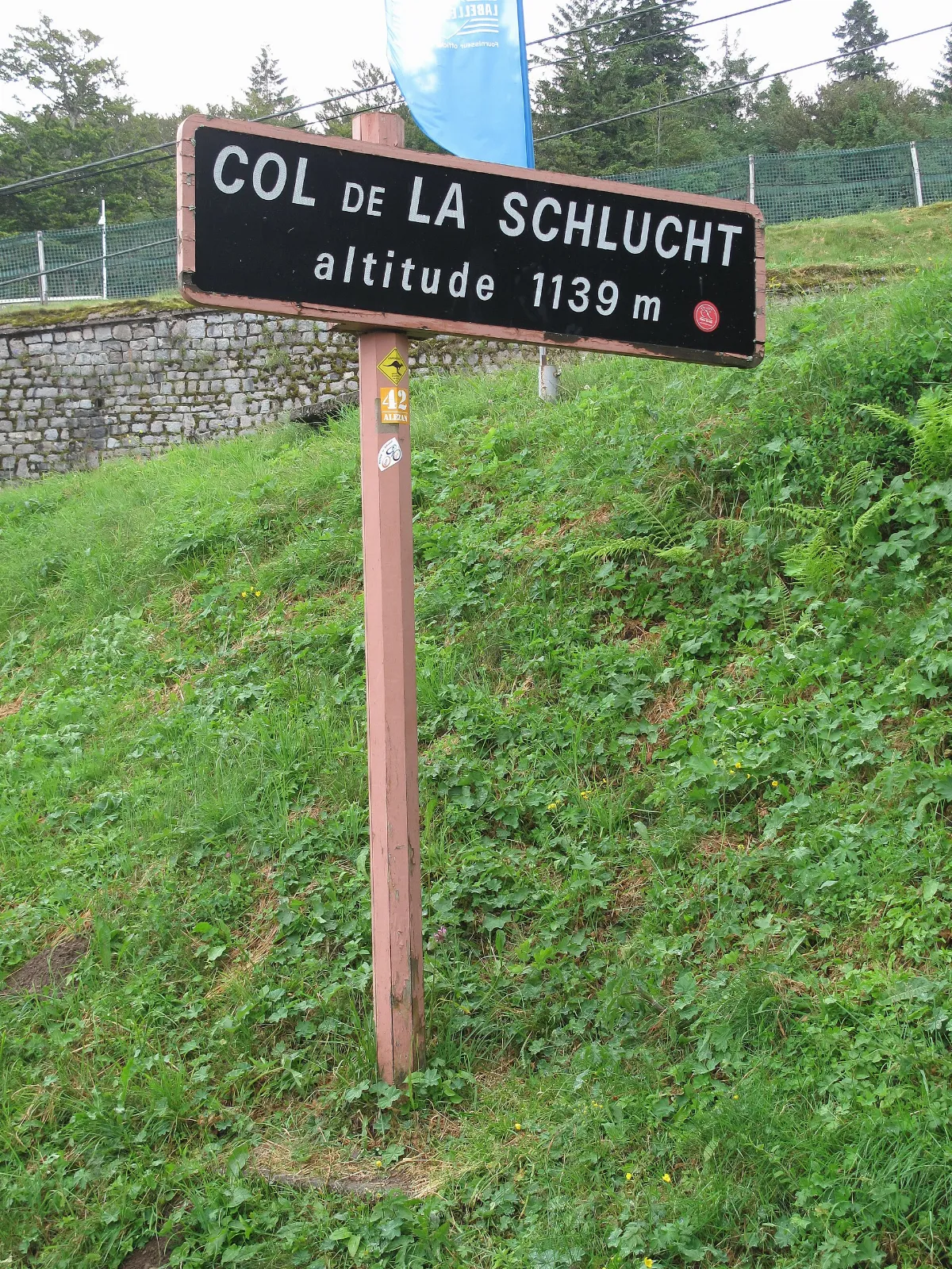Col de la Schlucht, naambordje foto1 2013-07-23 15.22