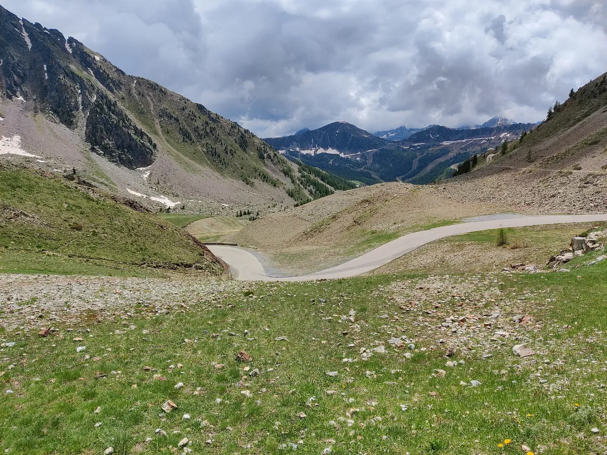 Blick vom Col de la Lombarde Richtung Süden
