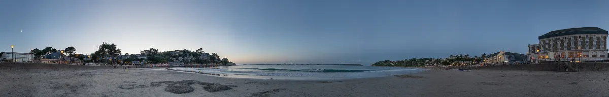 Plage de Trestraou - Perros-Guirec, France - August 16, 2018 01
