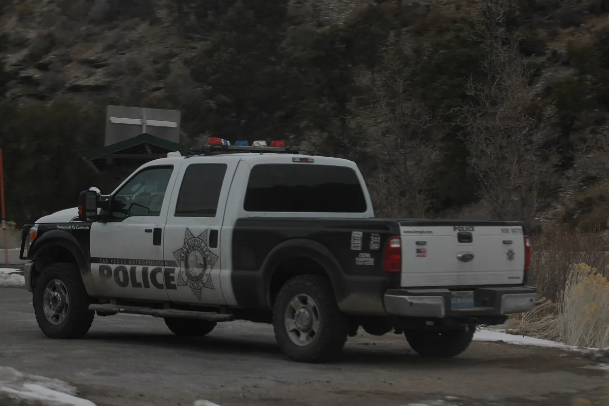 LVMPD NWAC F-250 on Mount Charleston (2)