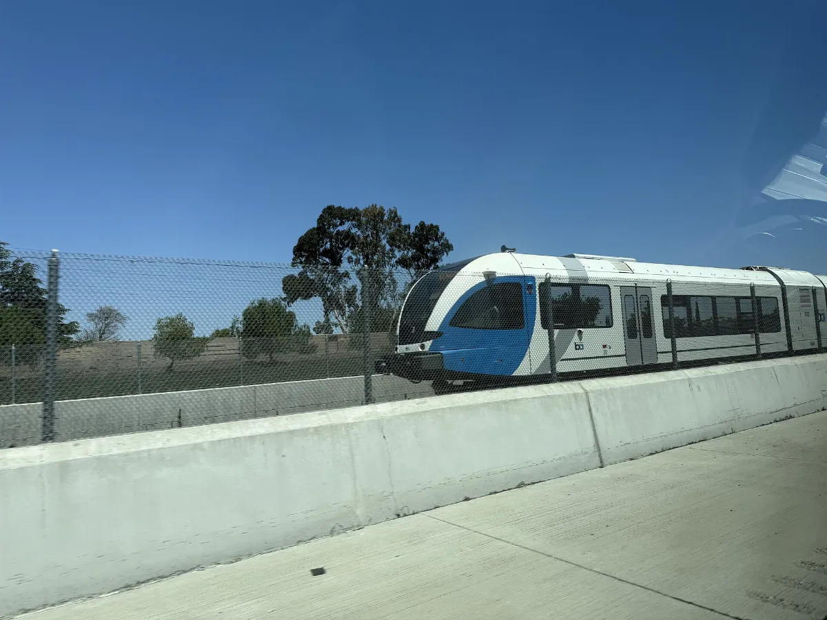 EBART set 103 on Hwy 4 in Antioch 20250518