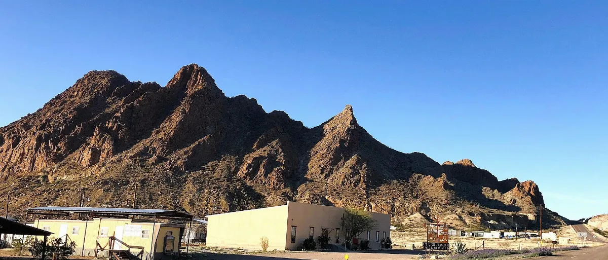 Rugged Peaks along State Highway 118 near Terlingua, Texas