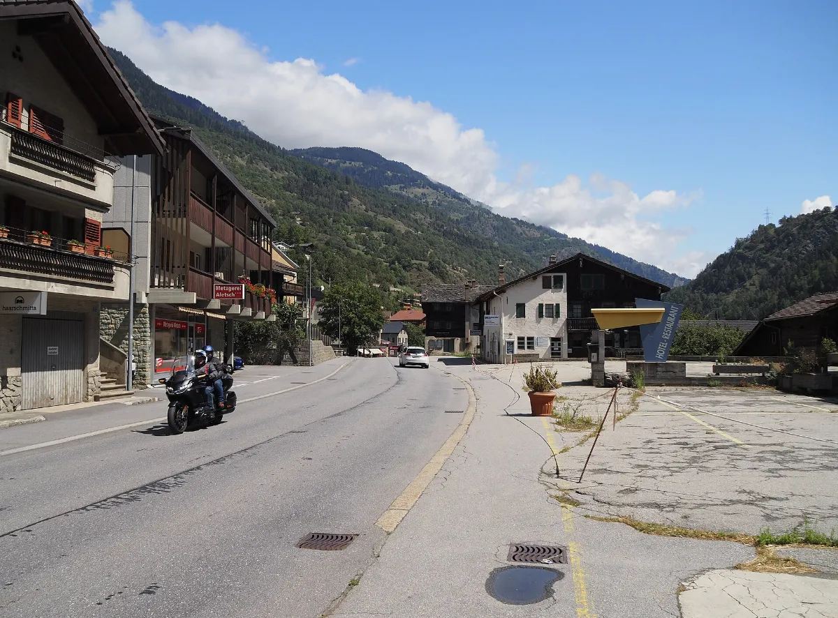 Furkastrasse in Mörel