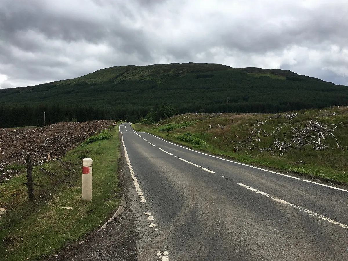 A85 at Mid Lix - geograph.org.uk - 7214557