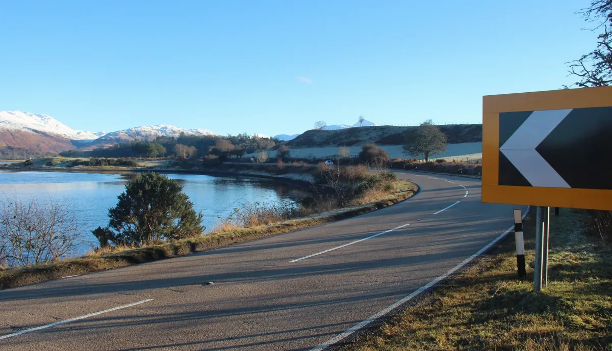 A85 at Loch Etive - geograph.org.uk - 3321163