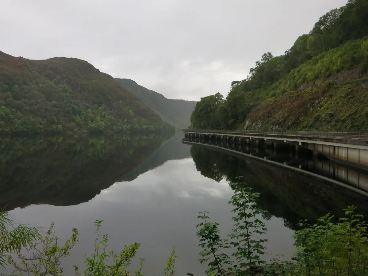 A85 cantilevered over Loch Awe - geograph.org.uk - 4202858