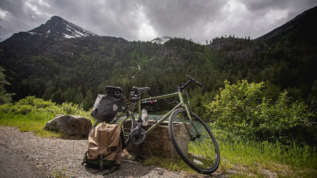 Biking Going-to-the-Sun Road in Spring (50047389228)