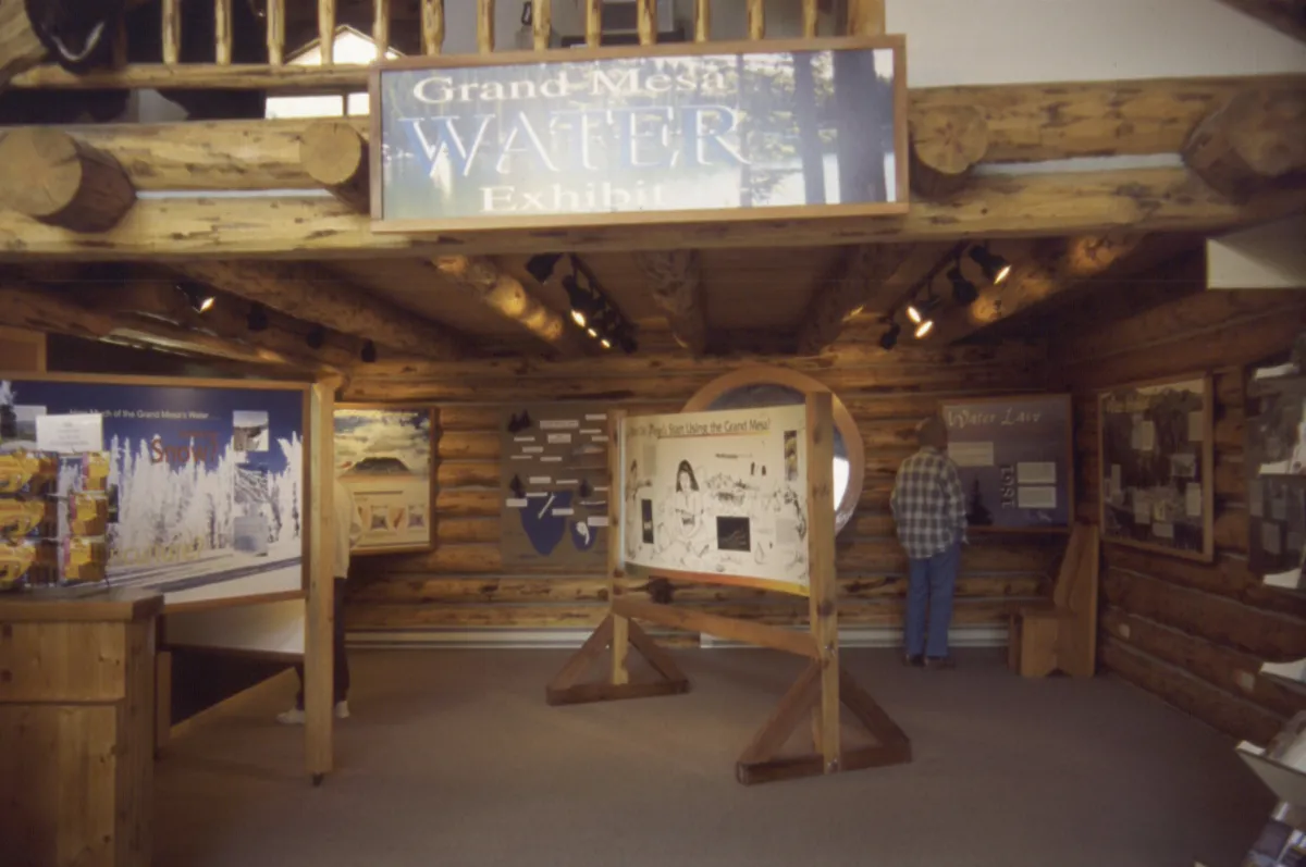 Grand Mesa Scenic and Historic Byway - Water Exhibit in Grand Mesa Visitor Center