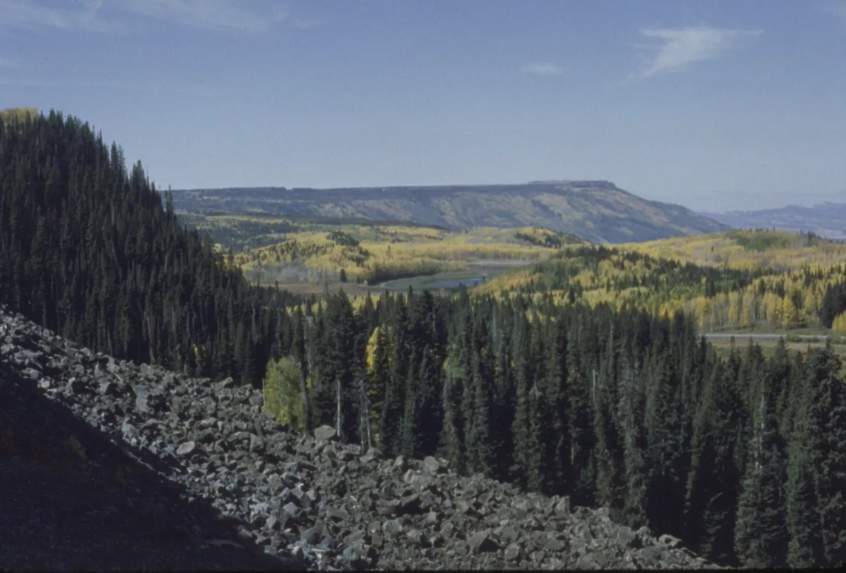 Grand Mesa Scenic and Historic Byway - View from the Top of Grand Mesa