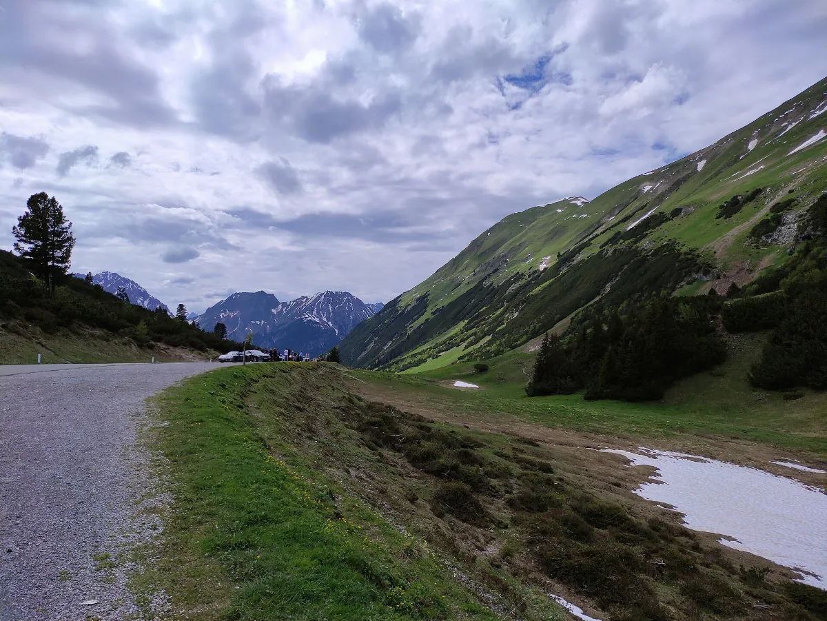 Hahntennjoch - Blick nach Westen