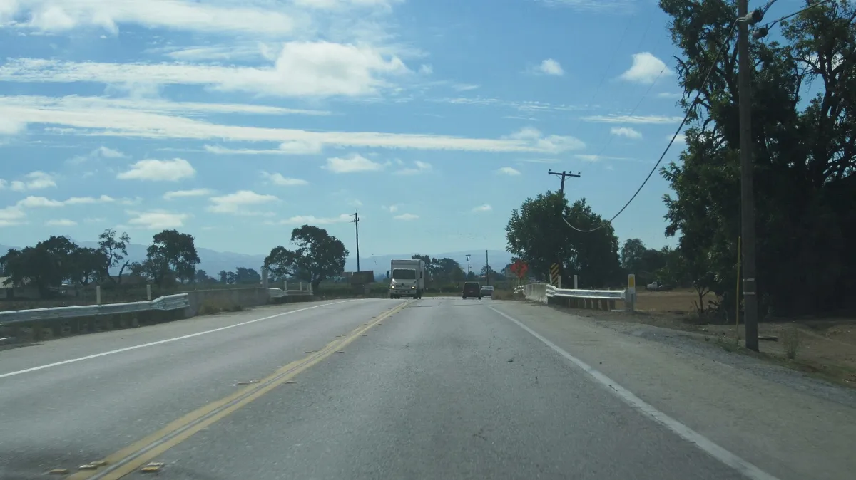 On CA State Route 152 E 2