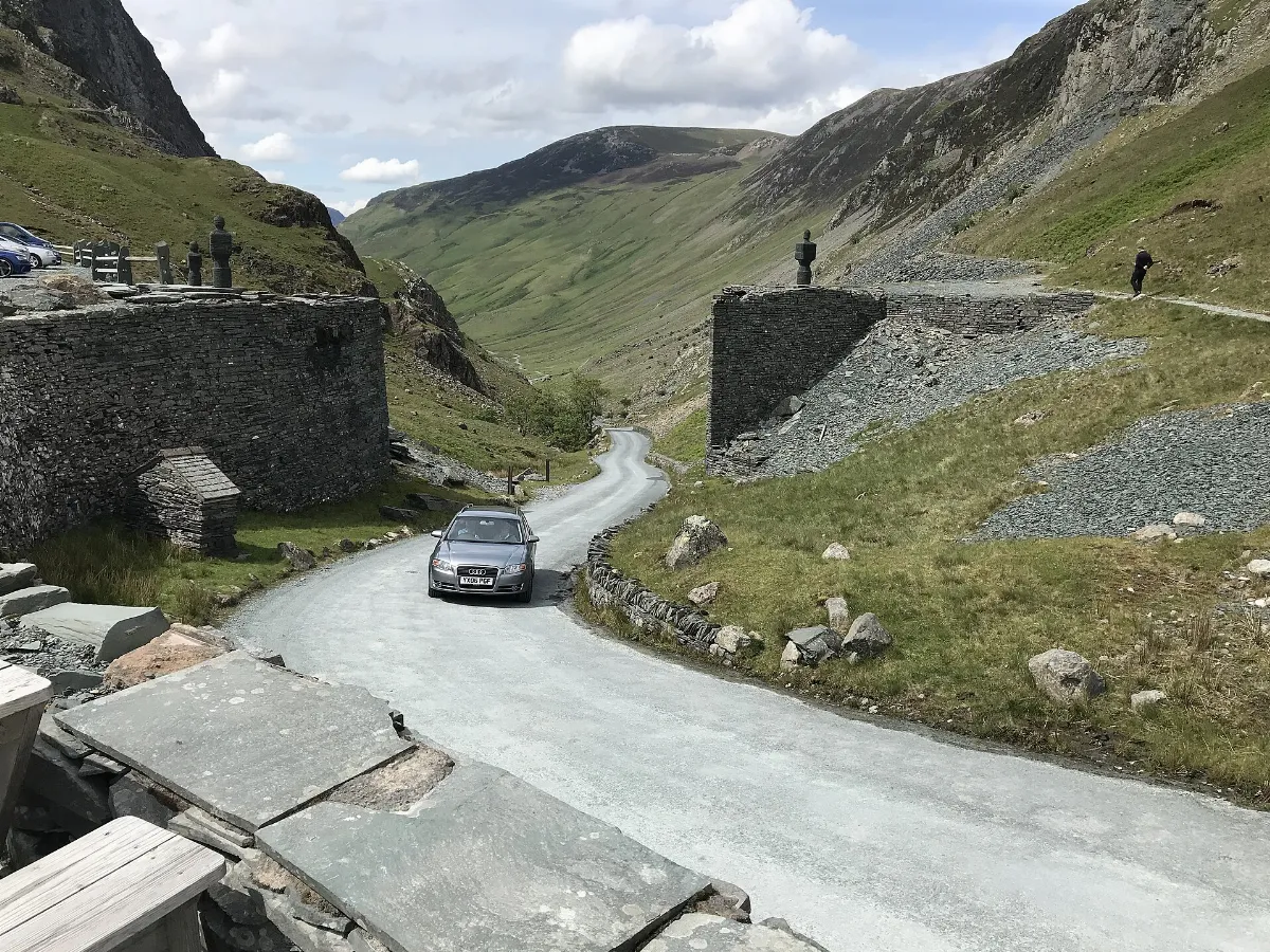 Honister pass near the slate mine - geograph.org.uk - 6186484