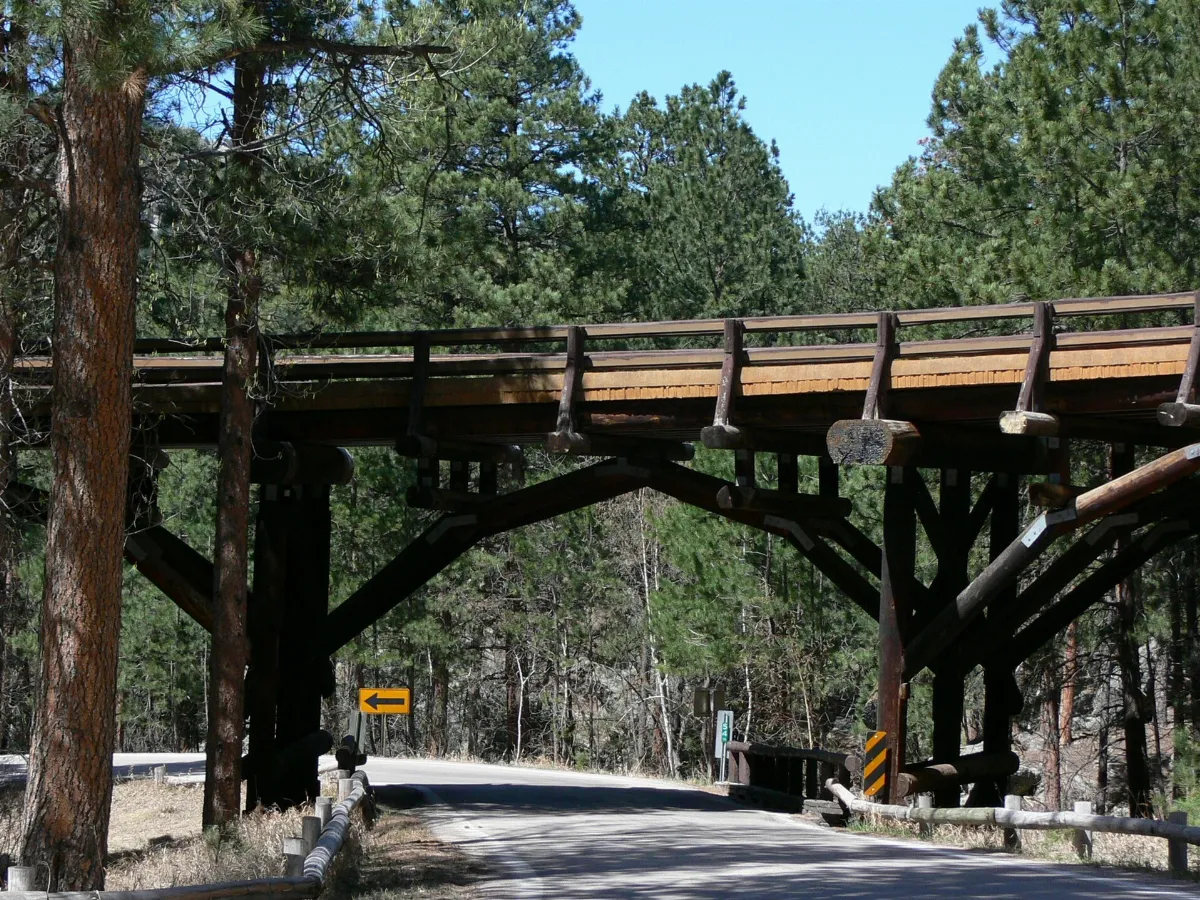 Peter Norbeck Scenic Byway - Pigtail Bridge Underpass